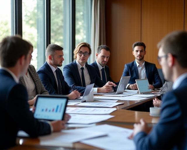 Professional finance workshop with expert instructor and collaborative group